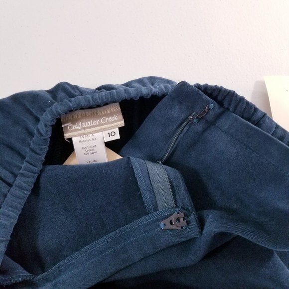 Coldwater Creek Flat Front Trouser Pants Women Size 10 NWT A02705 - Picture 8 of 11